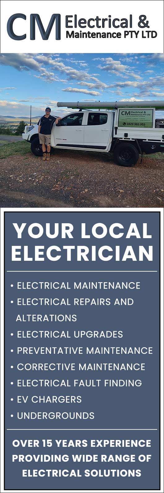 CM Electrical & Maintenance PTY LTD - Promotion