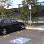 Parking available at the door including a disabled parking space. No big shopping centres to navigate ... and it's free.