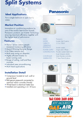 Ducted Split System - Panasonic