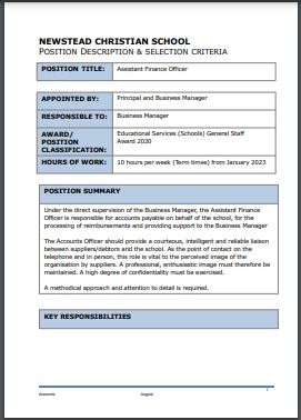 Accounts Officer