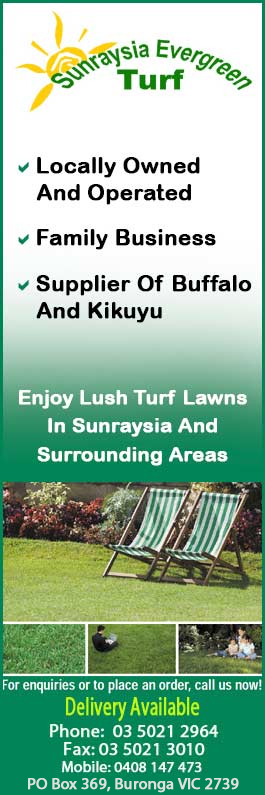 Sunraysia Evergreen Turf - Promotion