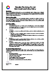 Work Health and Safety Policy