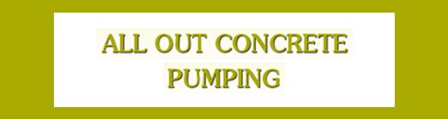 All Out Concrete Pumping - logo