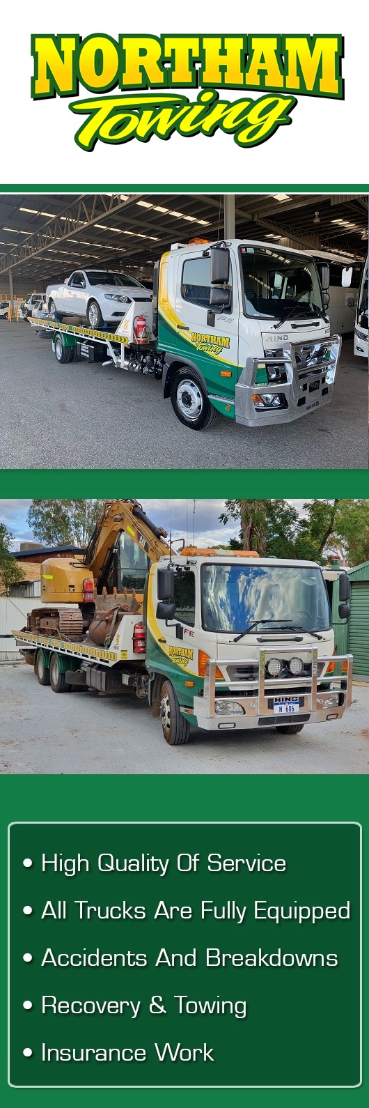 Northam Towing Service - Promotion