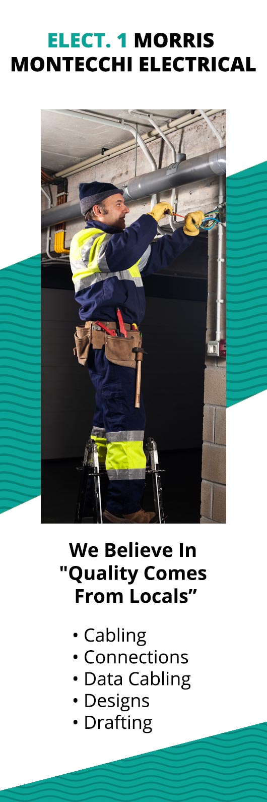 ELECT. 1 Morris Montecchi Electrical Electricians & Electrical Contractors 58 Ranchby Ave