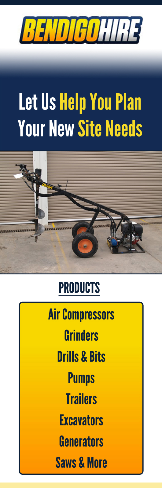 Bendigo Hire Builders & Contractors Equipment Hire 162 Lyttleton