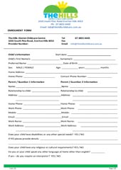Enrolment Form