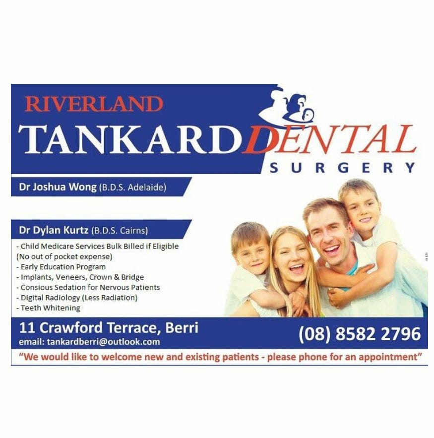 Tankard Dental Riverland Dentist 5 McCoy St Waikerie