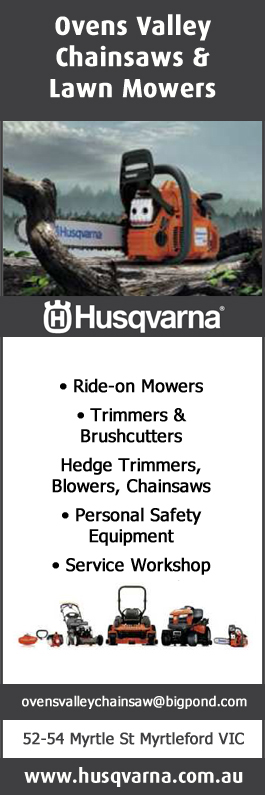 Ovens Valley Chainsaws & Lawn Mowers - Promotion