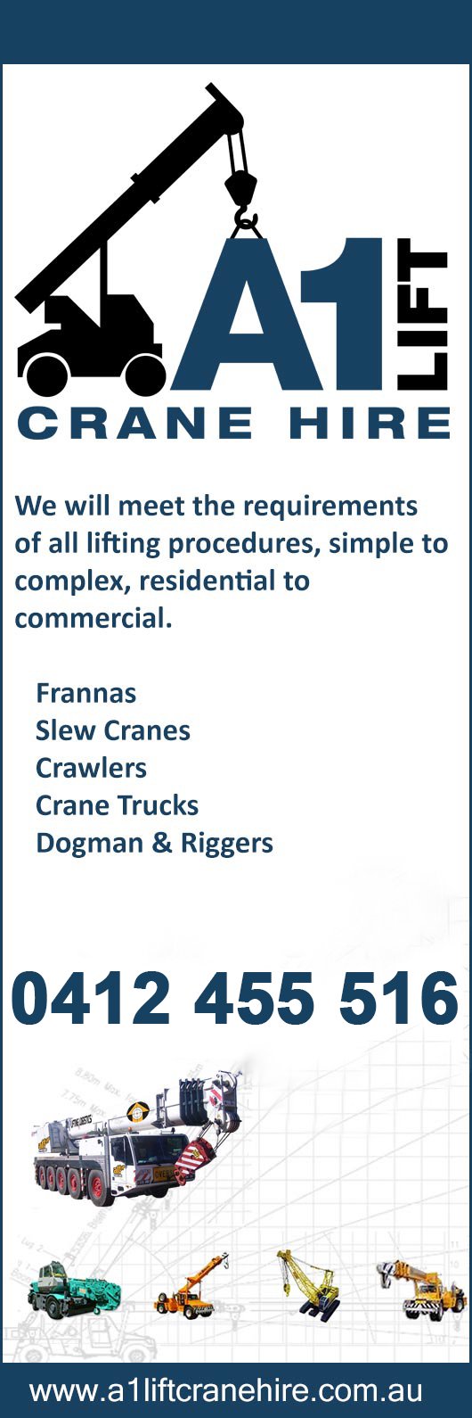 A1 Lift Crane Hire Crane Hire Chevallum Yellow Pages®