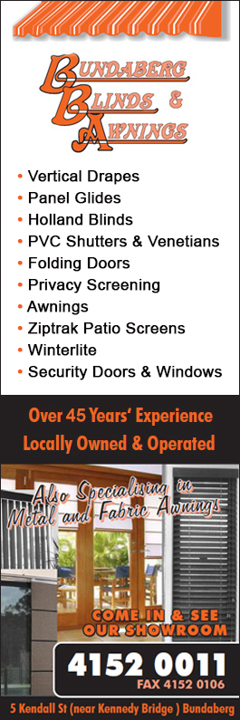 Bundaberg Blinds & Awnings - Promotion