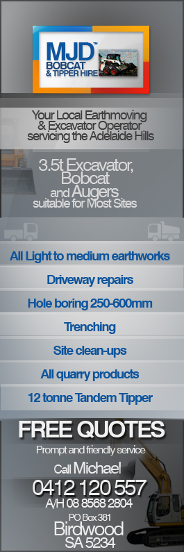 MJD Bobcat & Tipper Hire - Promotion