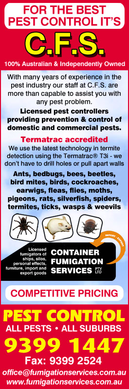 C.F.S. Pest Control - Promotion