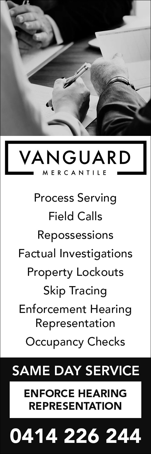 Vanguard Mercantile - Promotion