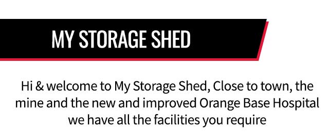 My Storage Shed - Promotion 2