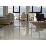 This floor was worn from 15 years of traffic.  You can see that all stone floor are worth having polished.