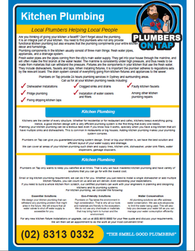 Kitchen Plumbers