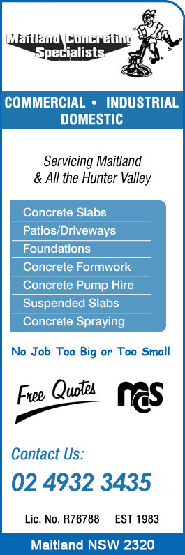 Maitland Concreting Specialists Pty Ltd - Promotion