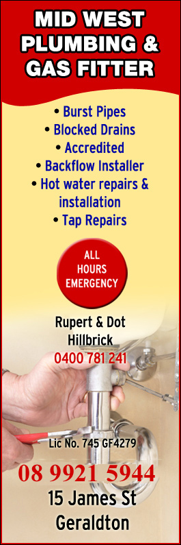 Mid West Plumbing & Gas Fitter - Promotion