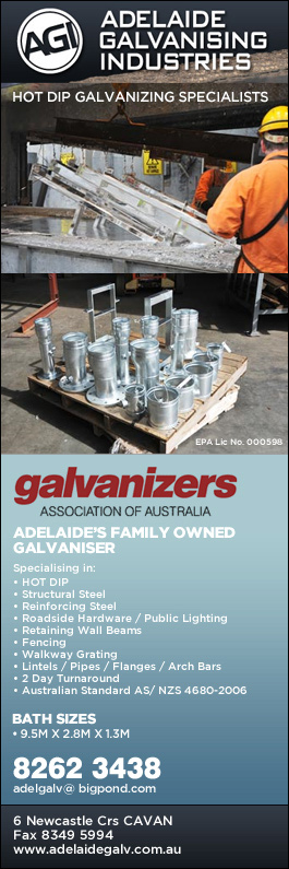 Adelaide Galvanising Industries Pty Ltd - Promotion