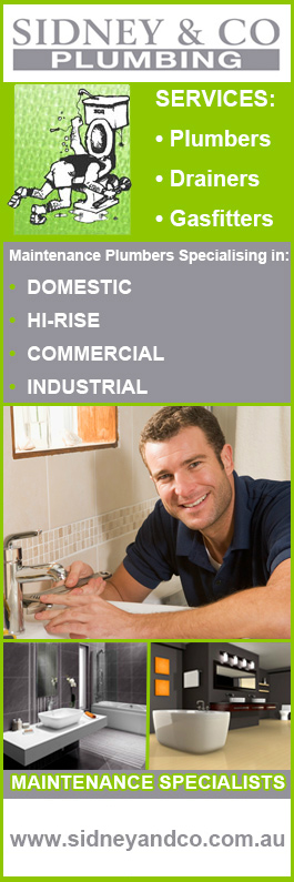 Sidney & Co Plumbing - Promotion