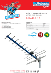 UHF (28-51) 10 Elements