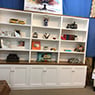White wall unit can be custom made to your size and design.