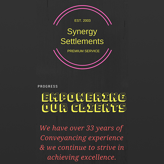 Synergy Settlements - Promotion