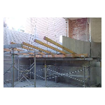 Support for cut concrete
