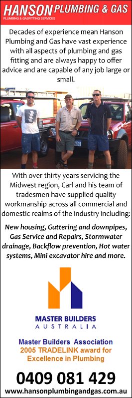 Hanson Plumbing & Gas - Promotion