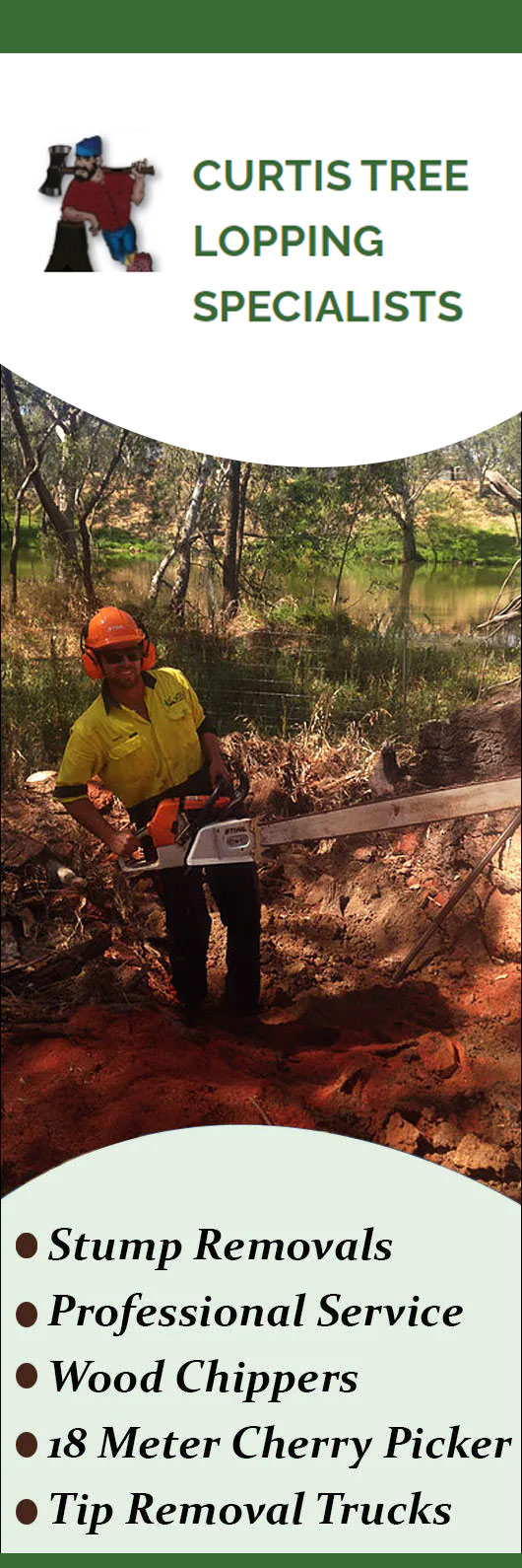 Curtis Tree Lopping Specialists - Promotion