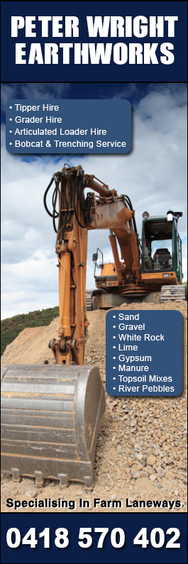 Peter Wright Earthworks - Promotion