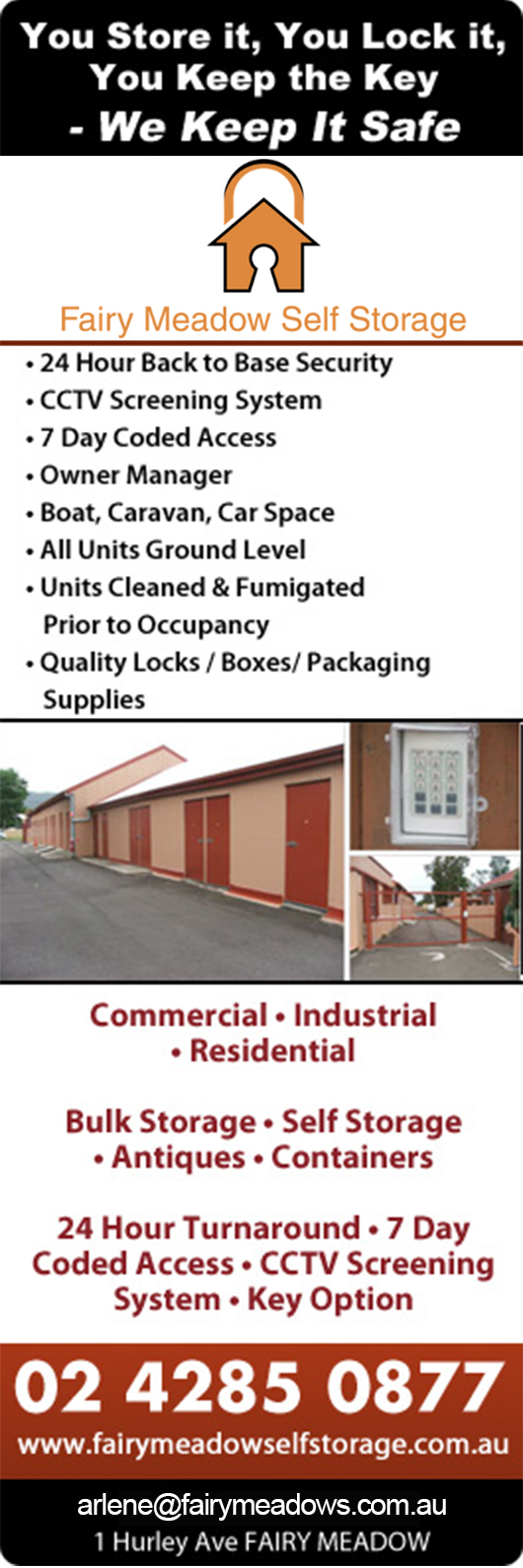 Fairy Meadow Self Storage - Promotion