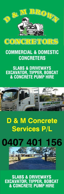 D & M Brown Concretors - Promotion