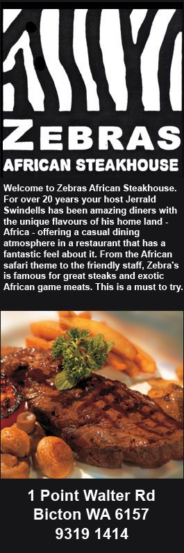 Zebras African Steakhouse - Promotion