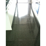 This marble floor was heavily stained in a high-rise Broadbeach and shows the fantastic high gloss achievable.