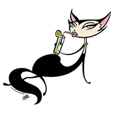 Black Cat Hair - logo
