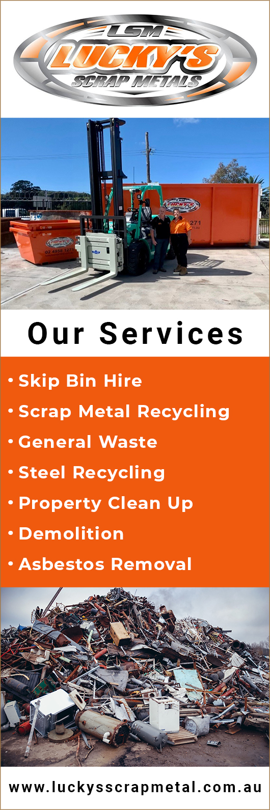 Lucky's Scrap Metals Pty Ltd - Promotion