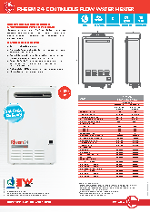 Rheem continuous hot water