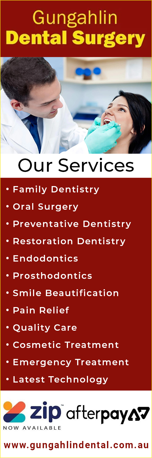 Gungahlin Dental Surgery - Promotion