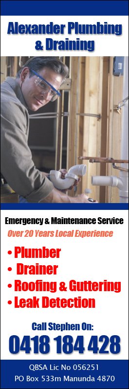 Alexander Plumbing & Draining - Promotion