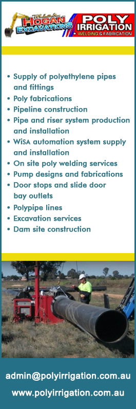 Mick Hogan Excavations Poly Irrigation - Promotion