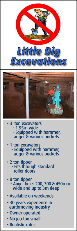 Little Dig Excavations - Promotion