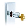 Rekeying existing locks means you keep the same locks but change parts inside to suit a new key