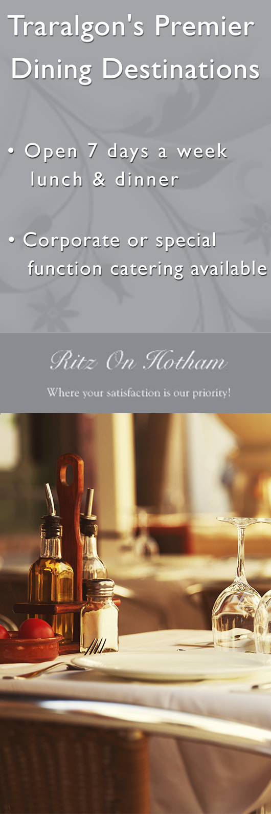 Ritz on Hotham - Promotion