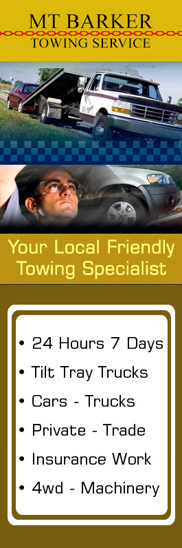 Mt Barker Towing Service - Promotion