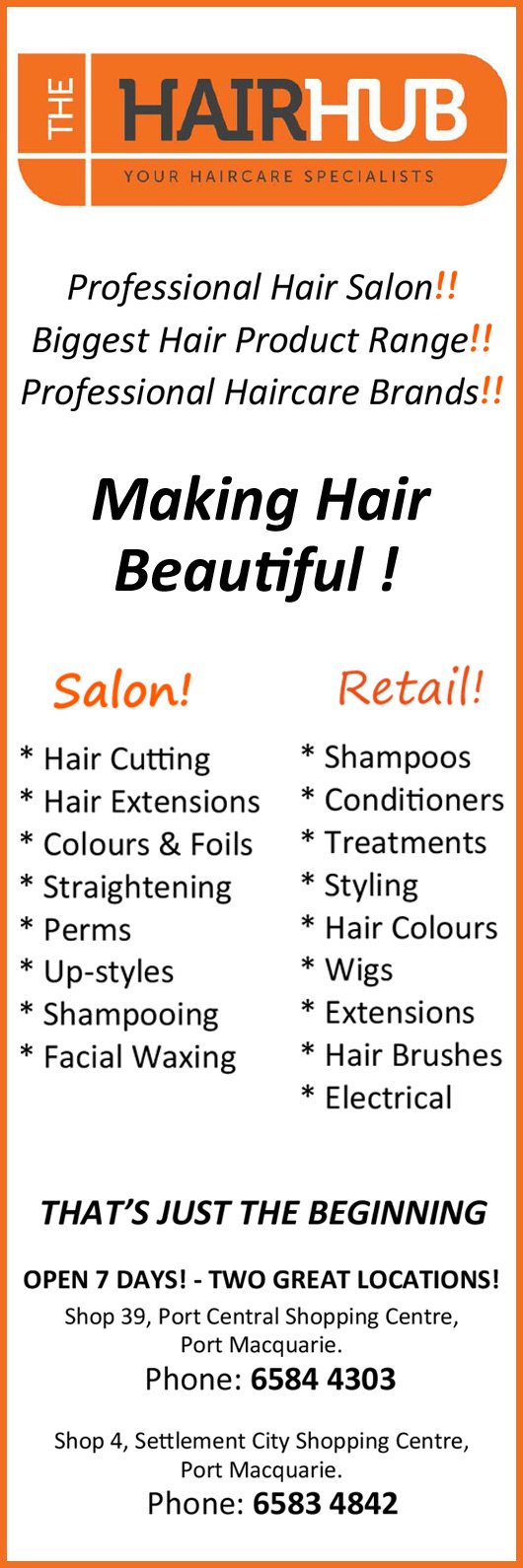 The Hair Hub - Promotion