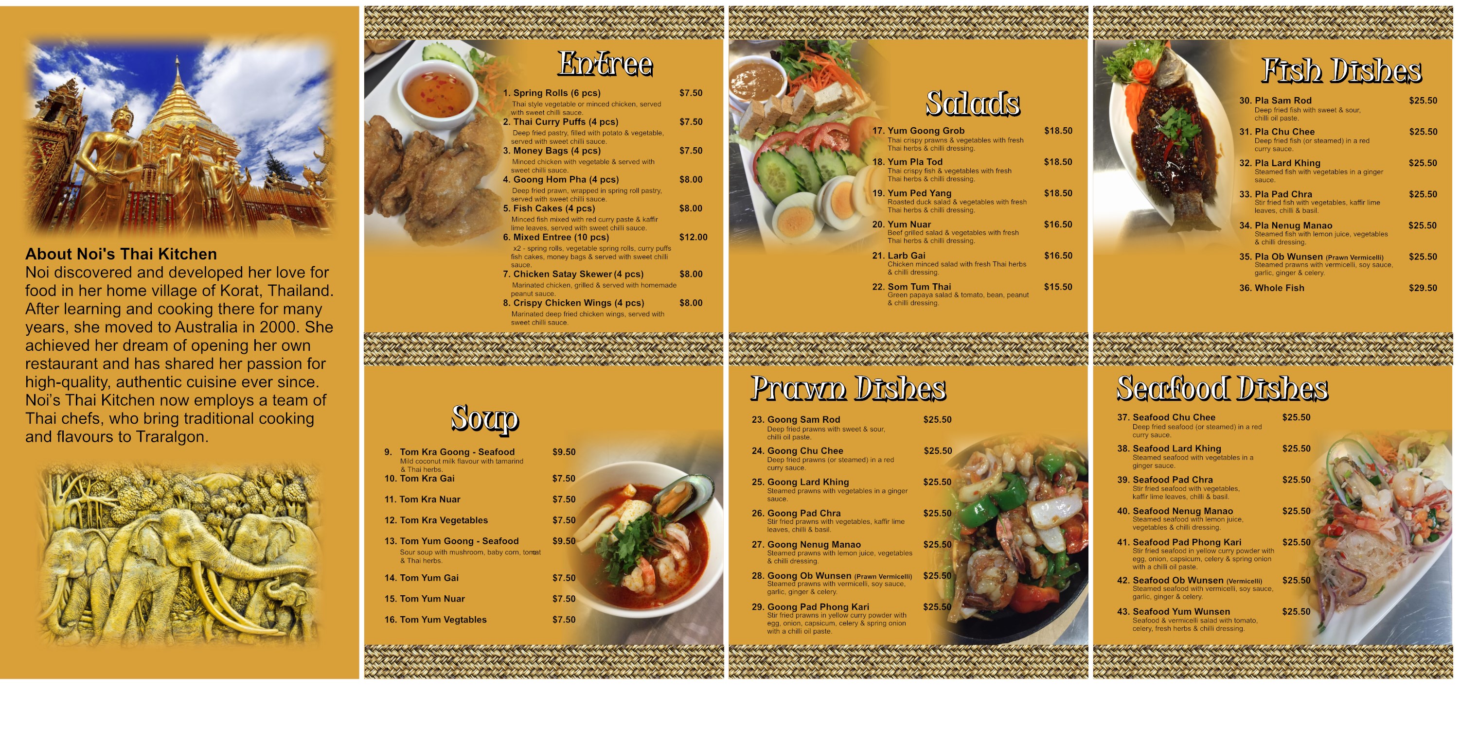 Our Menu