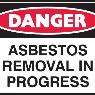 asbestos removal in progress