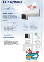 Ducted Split System - Fujitsu